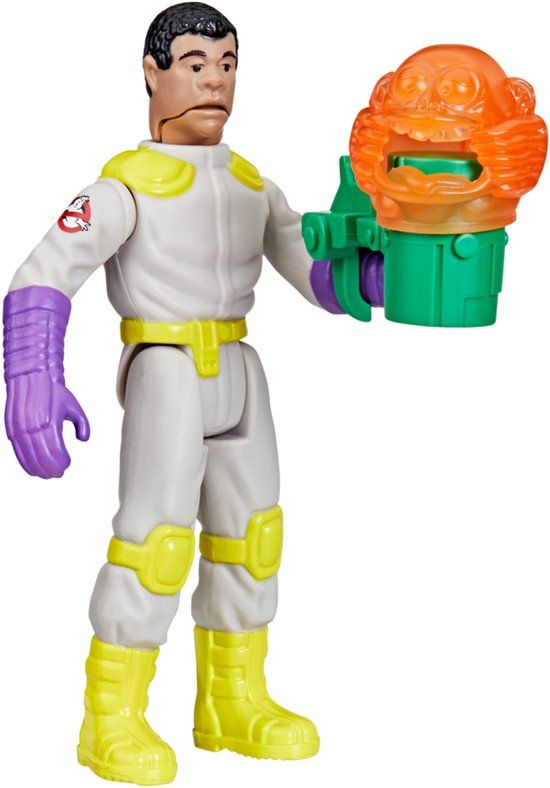 Hasbro Ghostbusters Winston Zeddemore & Scream Roller Ghost - Fright Features - Kenner Classics