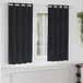 vidaXL Gordijnen 2 stuks Zwart 140 x 175 cm Fluweel