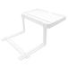 Maximex Bedbutler 30 x 18 cm, ruimtebesparend nachtkastje om op te hangen aan bed zonder boren, ophangtafel met telefoonhouder en oplaadkabelsleuf, in hoogte verstelbare bedplank voor alle bedden