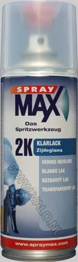 Spraymax 2K blanke lak zijdeglans 400 ml