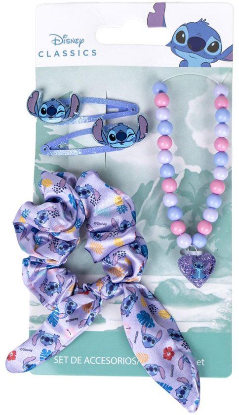 Stitch Disney Lilo en Stitch Breeze ketting- en haaraccessoireset