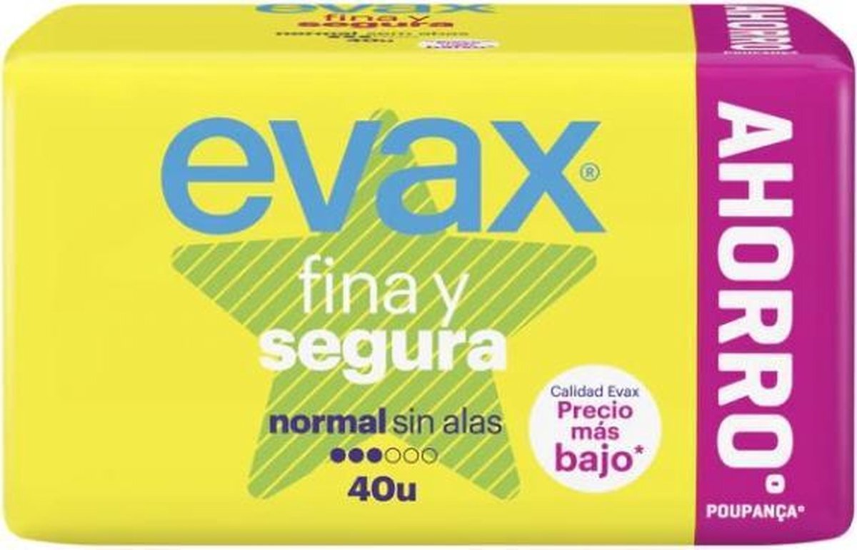 Evax Fina & Segura Normal Sanitary Towels 40 Units