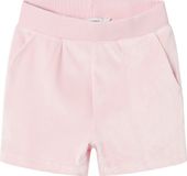 NAME IT Short bermuda en velours rose pour filles