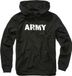 Brandit Army pull à capuche homme - noir - L