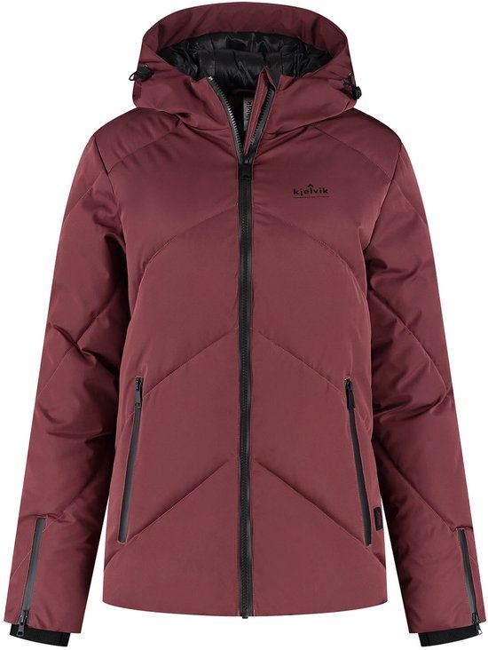 Kjelvik Sue XG Dames Outdoorjas - Burgundy - Maat 48 - Herfst/Winter 2025