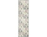 Safavieh Vloerkleed, PAR114, Viscose, Grijs; Multi, 73 x 228 cm