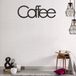 Maison Homemania Wanddecoratie - Words - 50x17 cm - Staal - Zwart