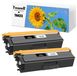 Brother 2x TN423 cartouche de toner, noir