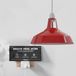 Merkloos / Sans marque Metalen Lampenkap - Binnenlamp Kap - Verlichting Aanpassen - Industriële Vintage Stijl - 30x16 cm - Rood