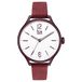 Ice-Watch - Ice Time Red Purple - Rood dameshorloge met lederen band