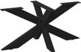 vidaXL Salontafelpoot spider vorm 98x58x(42-43) cm staal zwart