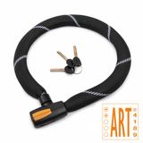 VINZ Veymont ART 2 Fietsslot - Kettingslot - 120cm - Zwart
