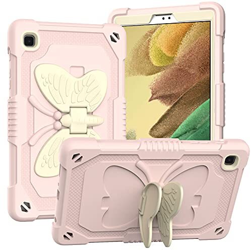 Q-HL Hoes voor Samsung Galaxy Tab A7 Lite 8,7 inch tablet SM-T225/T220, schokbestendig, robuuste beschermhoes met standaard, schouderriem