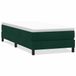 vidaXL Boxspring zonder matras fluweel donkergroen 80x210 cm