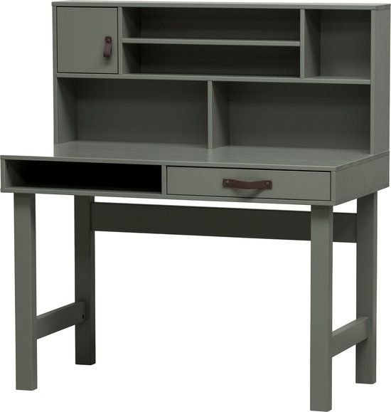 Vtwonen Stage Bureau - Groen - Hout - 110 x 122 x 58 cm