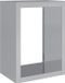 vidaXL Haardhoutrek 60x40x80 cm gegalvaniseerd staal