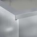 vidaXL Plantenbak met led zilver 30 x 80 x 30 cm