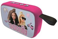 Lexibook Barbie Draagbare Bluetooth-speaker Met Stoffen Afwerking Roze