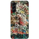 Samsung Galaxy A56 5G Siliconen hoesje - graffiti ontwerp 1