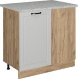 Vicco R-Line Hoekkast – 86 cm WB Marmer Wit Landhuis