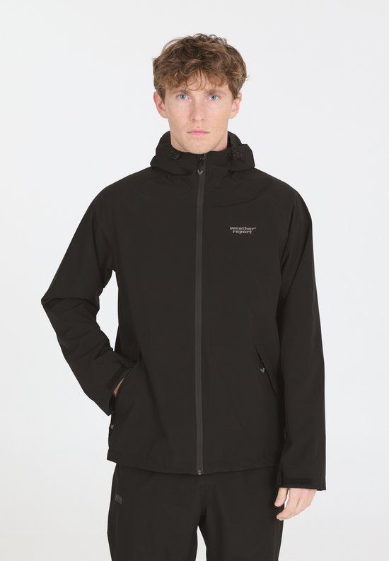 Weather Report Freizeitjacke Gust Heren XXXL Zwart Polyester