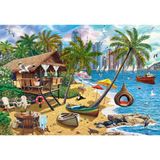 Castorland puzzel zomer stadslandschap - 1000 stukjes legpuzzel.