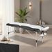 Mucola Table de massage aluminium 2 zones noir