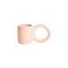 Petite Friture Tasse à café Donut Rose faïence émaillée designer Pia Chevalier