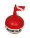 Seac Diving Markeerboei Large, met vlag, grootte 66cm X Ø 35 cm, 25 mt lijn