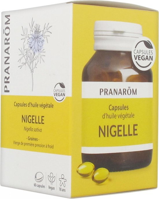 Pranar&#244;m Nigella Plantaardige Olie Capsules 60 Capsules