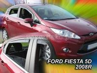 Heko Team Heko Zijwindschermen donker getint tbv Ford Fiesta (VII) (JA8 / MK6) - 5 deurs Hatchback model 2008 - 2017
