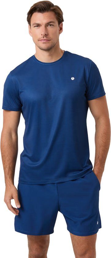Björn Borg Ace Light T-shirt Heren Sargasso Sea Polyester Korte mouw
