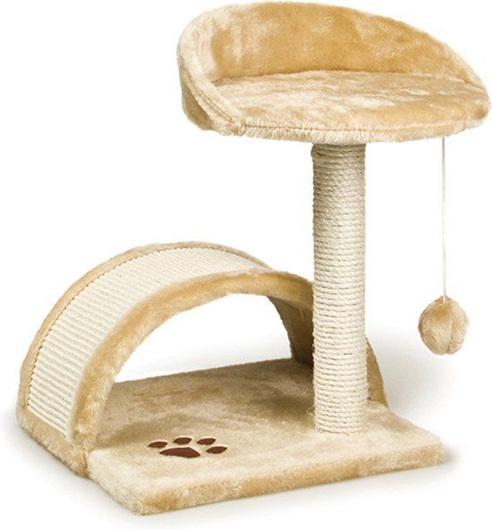 Arquivet Krabpaal met stang en boog - 50 cm - Beige