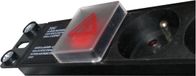 A-LAN PZ081U multiprise avec cordon de 1,8 m, noir