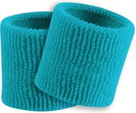 TCK - Polsbanden - Badstof - Diverse Sporten - Volwassenen - Terry - Standard Weight - 8 cm - Paar - Oceaanblauw - One Size