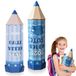 Icecat Set de 2 trousses en forme de crayon pour Enfants