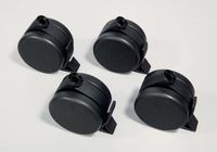 Sigel wielen - Meet-up - 75mm Sigel - 4 stuks - zwart
