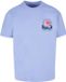 Merchcode Sunset Charm Oversized Heren T-shirt M Blauw