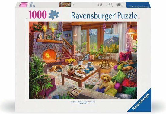 Ravensburger Gezellige Hut Legpuzzel 1000 Stukjes