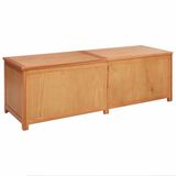 vidaXL Opbergbox Massief Eikenhout 150 x 45 x 45 cm