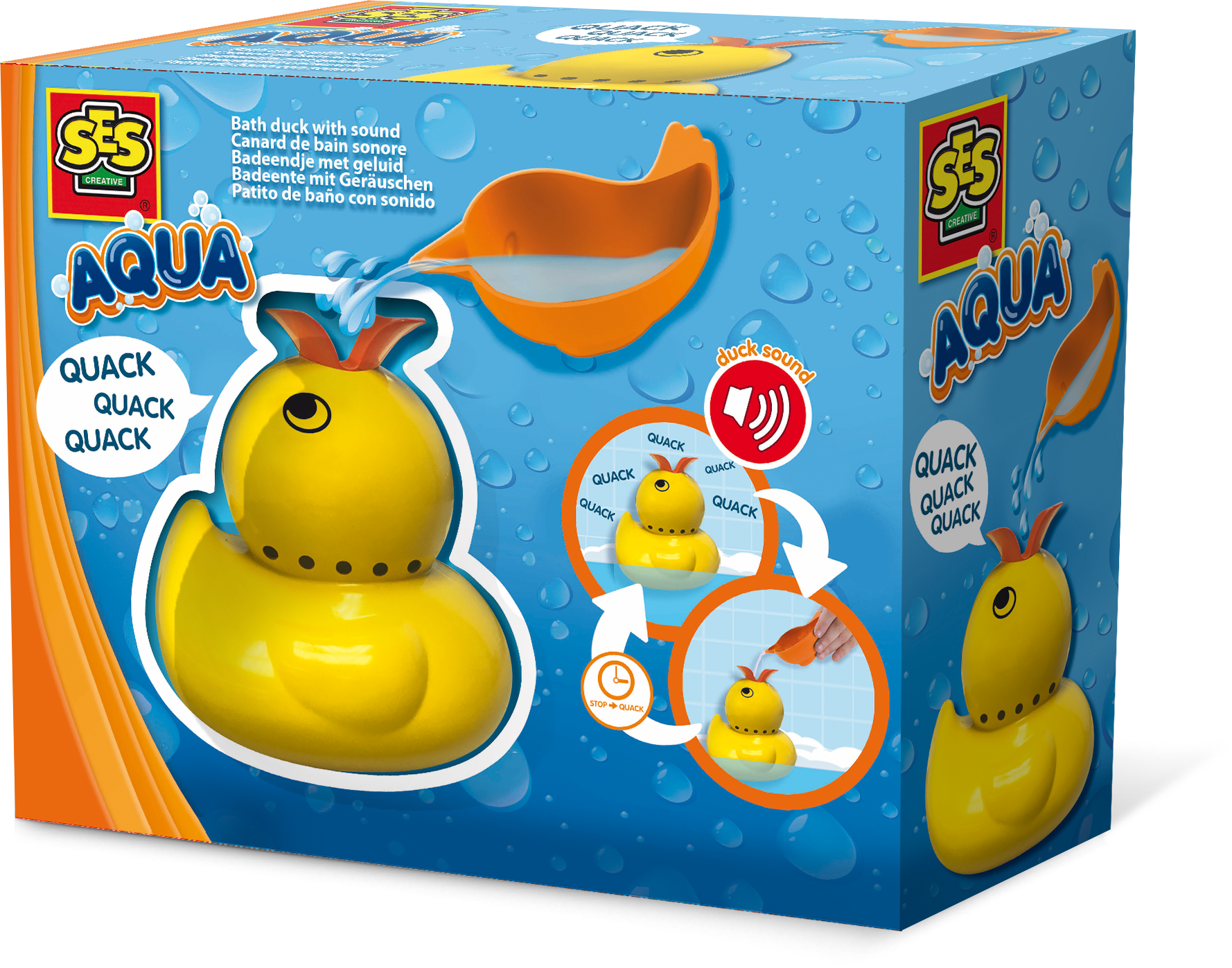 ses Aqua Badeendje met geluid