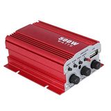 Tempo di Saldi Stereo Versterker 500W 2-Kanaals met Afstandsbediening 12V MP3 USB Audio Luidspreker