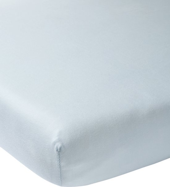 Meyco jersey Hoeslaken boxmatras 75x95 cm lichtblauw Lichtblauw