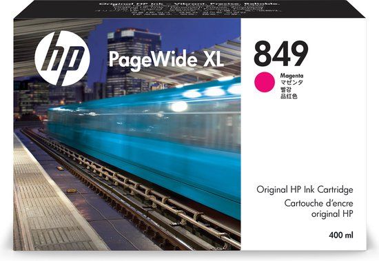 HP 849 PageWide XL magenta inktcartridge, 400 ml