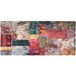 Tapis Lavable Patchwork 80x300 cm Multicolore