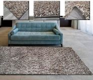 Tadi & Imperio1979 Beige en Bruin Hoogpolig Tapijt