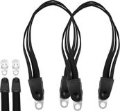 Discountershop B.V. Snelbinders 2 stuks - Universele Spinbinder met 3 Elastische Armen & Haak - 58 cm uitrekbaar tot 98 cm - Geschikt voor 26/28 inch Fietsen & Bagage