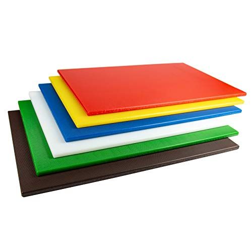 Grunwerg CB-1018BR Bruine Polyethyleen Plastic Snijplank - Krasbestendig - Duurzaam - Gekleurd