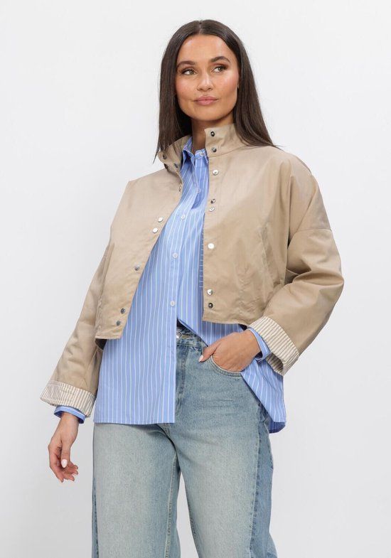 Circle Of Trust Jessie Jacket Jassen Dames - Zomerjas - Beige - Maat M