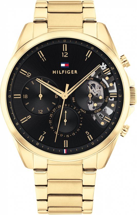 Tommy Hilfiger TH1710447 Herenhorloge - 44 mm - Goudkleurig